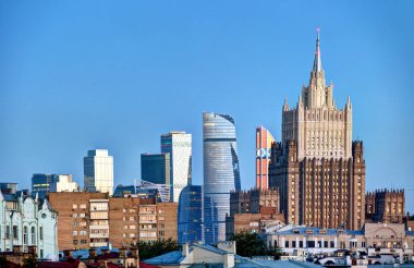 Moskova gece silueti