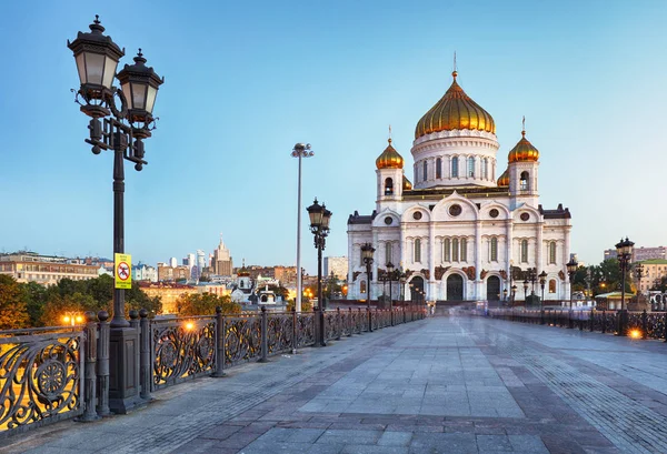 Moskva - Kristi katedral Frälsaren, Ryssland — Stockfoto