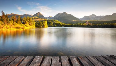 Milli Park High Ta Dağ gölü Strbske pleso Panorama