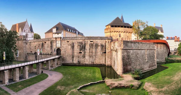 Nantes - Brittany Dükleri Kalesi (Chateau des Ducs de Br — Stok fotoğraf