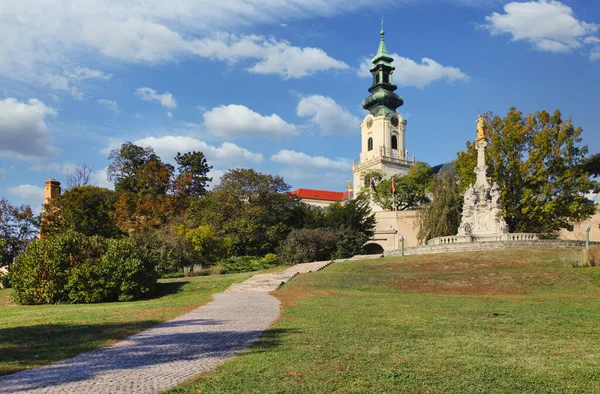 Словакия Нитра Замок День — стоковое фото