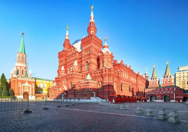 Μόσχα Κρατικό Ιστορικό Μουσείο Στο Κόκκινο Τετράγωνο Ρωσία — Φωτογραφία Αρχείου