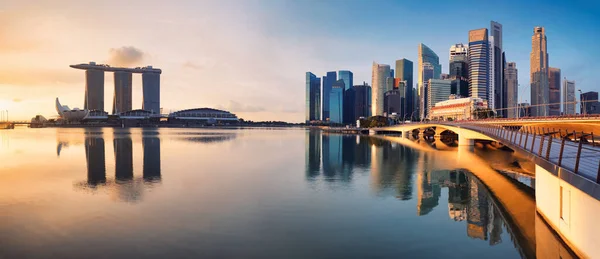 Singapur Centro Amanecer — Foto de Stock