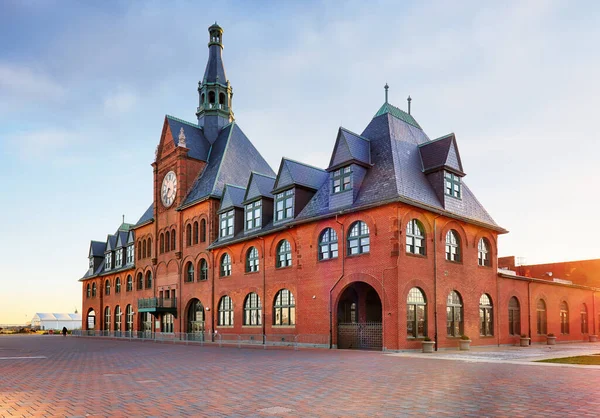 Central New Jersey Railroad Terminal Gebouw Liberty State Park — Stockfoto