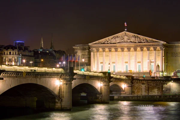 Palais Bourbon Frankrikes Parlament Paris Assemblee Nationale — Stockfoto