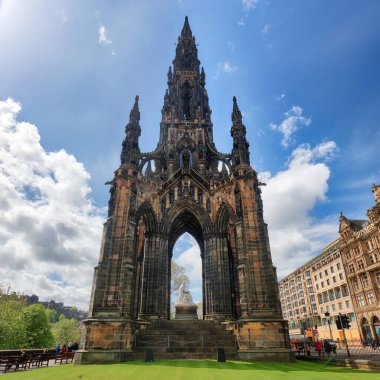 Scott anıt Edinburgh, İskoçya, Birleşik Krallık
