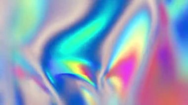 Soyut, holografik arka plan. Parlak, renkli, dinamik desen. Yaratıcı grafik tasarımı için fraktal grafikler. Pırıl pırıl doku. 3d