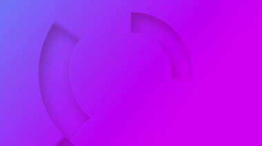Soyut fütüristik geometrik tünel renkleri. Çember oluşturuyorum. Renkli mor eğim, 4K. Modern minimal tasarım. Çok renkli arkaplan