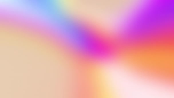 Gradientes Móveis Multicoloridos Composições Abstratas Modernas Tons Pastel Luz Animação — Vídeo de Stock