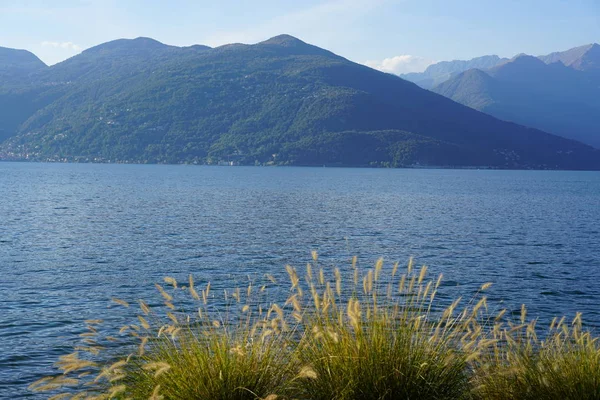 Lago Luino Italia — Foto Stock