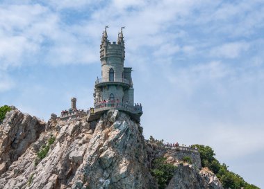 Yalta tanınmış kale kırlangıç yuvaya