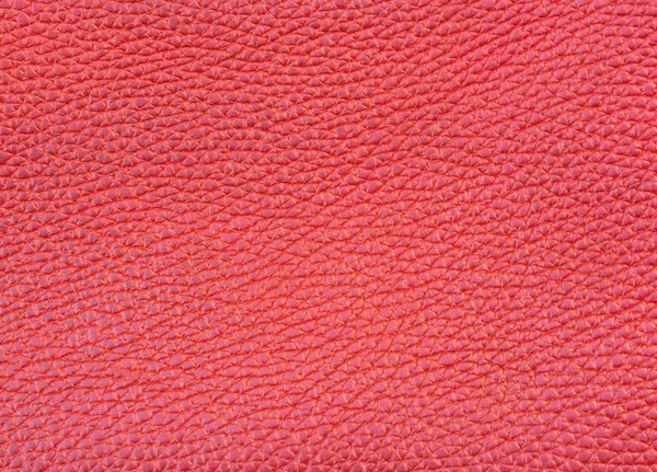 Leather Texture Background Living Coral Color Trend Color Concept Year — Stock Photo, Image