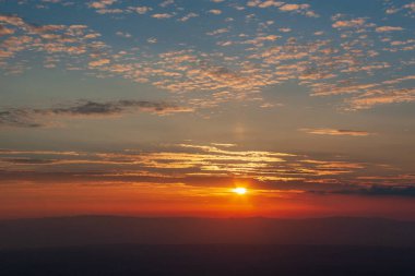 Moleson dağ Kanton'da Fribourg, İsviçre üzerinden dramatik peyzaj