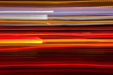 Kasıtlı kamera hareketi soyut bir kadeh gece şehir ışıkları. Arka plan tasarımı için.