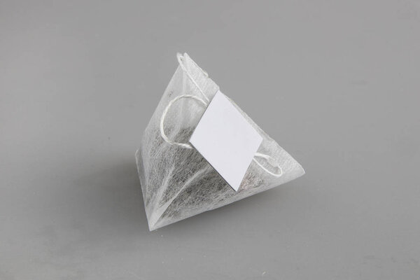 tea bags in the form of a pyramid