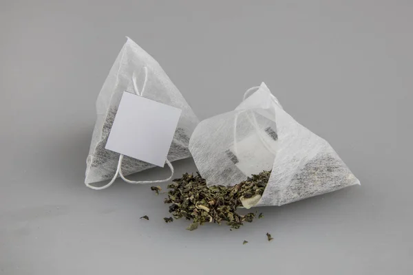 Tea Bags Form Pyramid — Stock Photo, Image