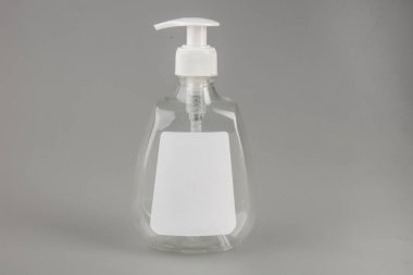 beyaz sıvı konteyner mockup