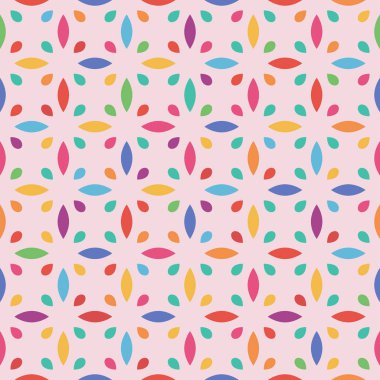 Sorunsuz çiçek deseni. Yaprak ve bırak.