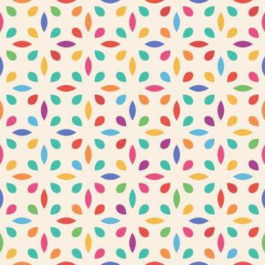 Sorunsuz çiçek deseni. Yaprak ve bırak.