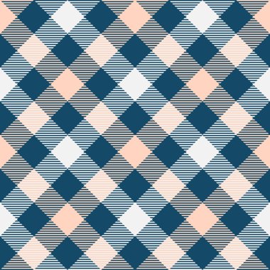 Klasik tartan ve buffalo ekose Dikişsiz desen kontrol edin.