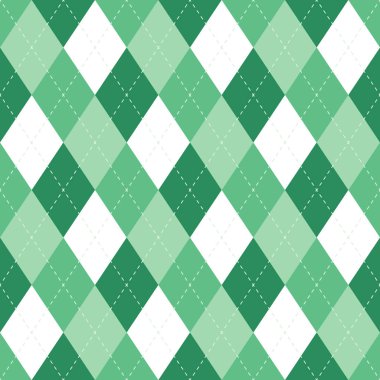 Sorunsuz argyle mavi ekose deseni. Elmas onay