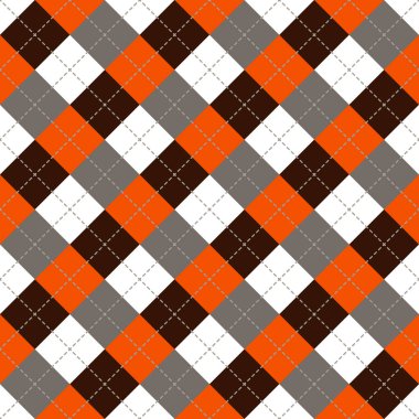 Sorunsuz argyle mavi ekose deseni. Elmas onay