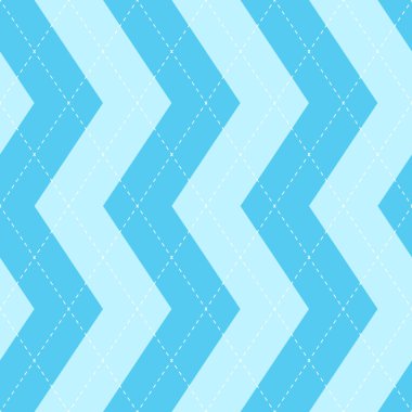 Sorunsuz argyle mavi ekose deseni. Elmas onay