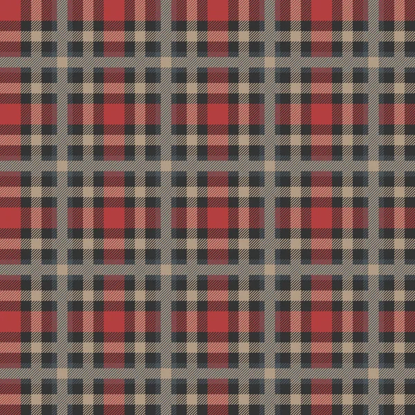 Tartan classique, Joyeux Noël carreaux carreaux motifs sans couture . — Image vectorielle