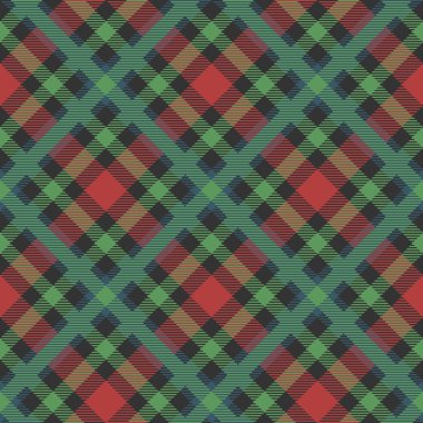 Klasik tartan, Merry Christmas onay ekose Dikişsiz desen.