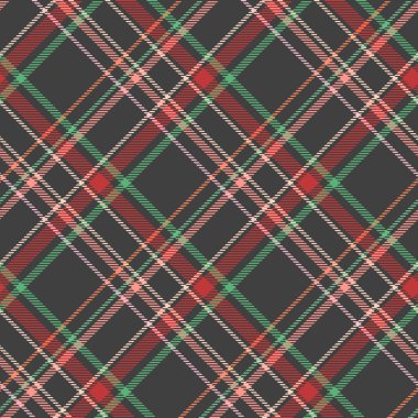 Klasik tartan, Merry Christmas Dikişsiz desen.