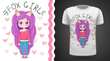 Cute little princess - idea for print t-shirt