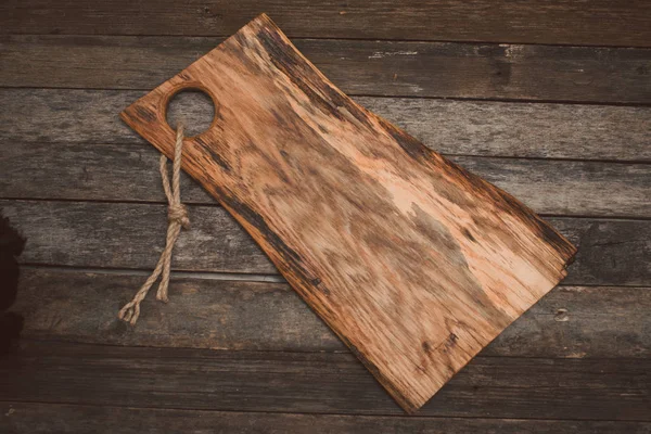 Oak Cutting Board Gamla Styrelser — Stockfoto