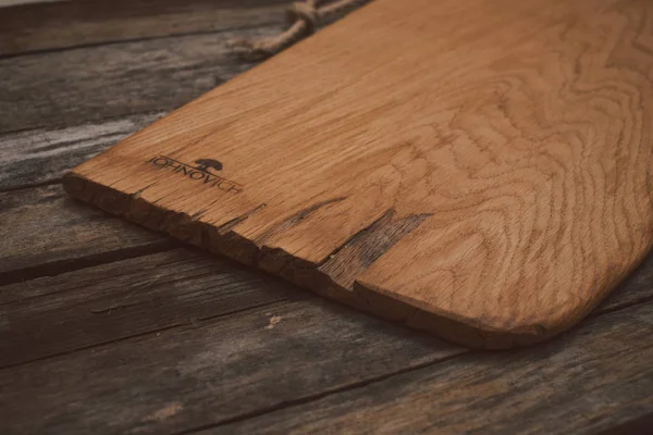 Oak Cutting Board Old Boards — Stock Photo, Image