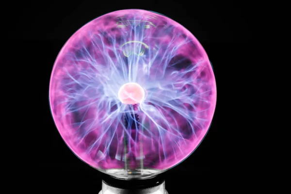 黑色背景上的魔术灯 能量内球 — 图库照片