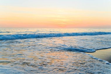 Deniz on Sunset. Güzel sahne