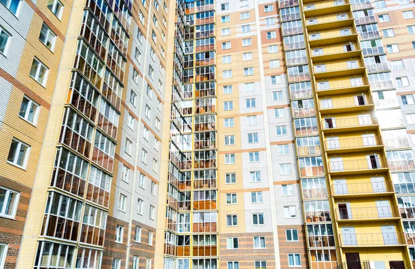 Multi Storey Residential Building Construction Russia Background — Stock Photo, Image