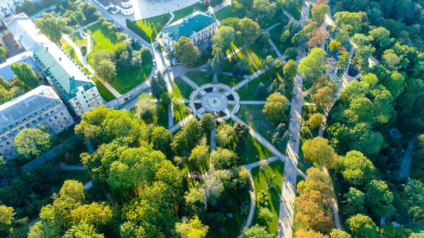 Park Volodymyrsky Hill in Kiev