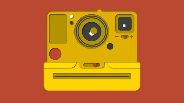 Illustration of retro camera — Stock Photo, Image