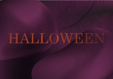 Siyah arka plan üzerinde Mutlu Cadılar Bayramı yazı. Minimalist tasarım. Siyah arka plan üzerinde kanlı Happy Halloween başlığı ile İllüstrasyon