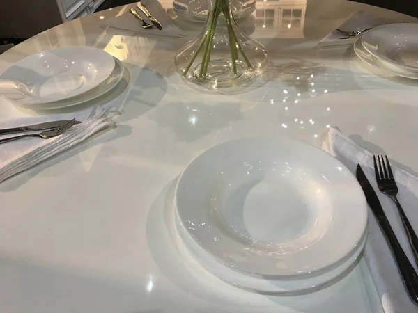 Cadre Classique Table Manger Raffinée Traditionnelle Style Luxe Élégant Avec — Photo