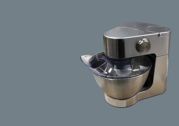Moderno Robot Cucina Isolato Sfondo Blu Miscelatore Universale Cucina Processore — Foto Stock