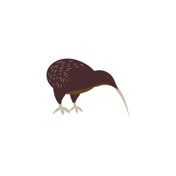 Ícone Estilo Dos Desenhos Animados Kiwi Ilustração Vetorial — Vetor de Stock