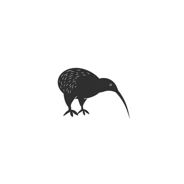Ikona Kreskówki Stylu Kiwi Ilustracja Wektorowa — Wektor stockowy