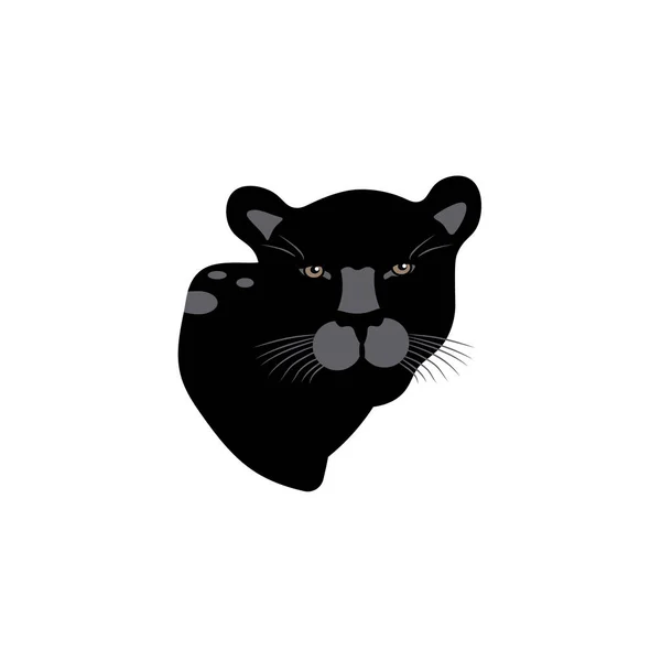 Cartoon Style Icon Panther Vector Illustration — Stock Vector