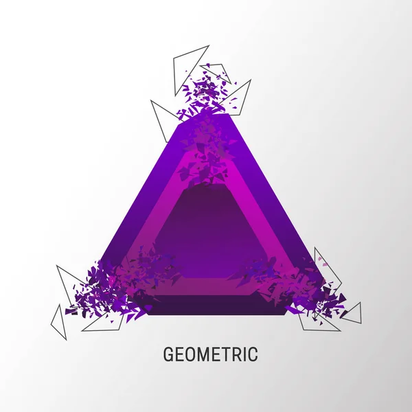 Explosie Geïsoleerd Witte Achtergrond — Stockvector