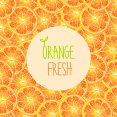 portakal deseni, metin ile renkli arka plan 