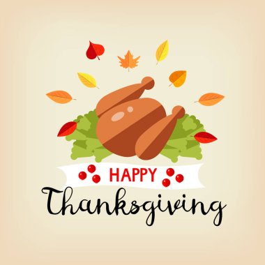 bej arka planda kızarmış hindi