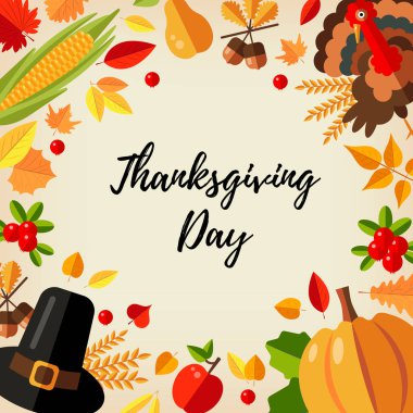 şükran günü, renkli arka plan