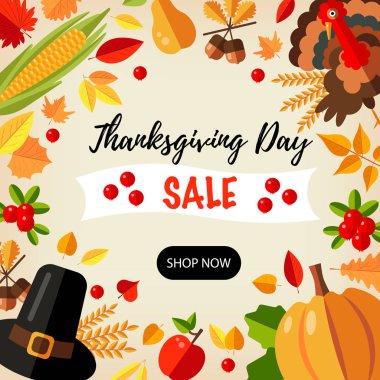 şükran günü, renkli arka plan