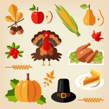 şükran günü, renkli arka plan